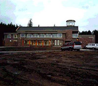 The current Sechelt Public Library shortly after its completion, 1996. (Sechelt Community Archives)