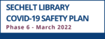Opens the Sechelt Library Covid-19 Re-opening and Safety Plan - All Phases - Updated March 2022