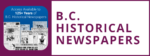 image to access the BC Historical Newsapapers Collection