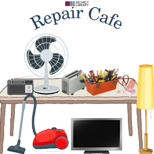 Repair Café 2023 - 2nd Saturday of each month, 10:30 am to 2:30 pm