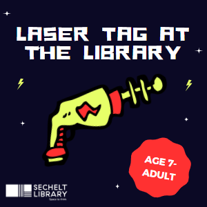 Laser tag in the library - Tuesday May 30th