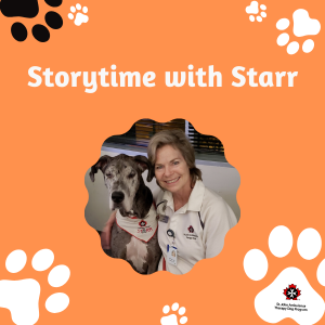 Storytime with Starr the Great Dane - Saturdays, July 8, July 29, and August 12
