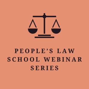 Image advertising the People’s Law School Webinar Series