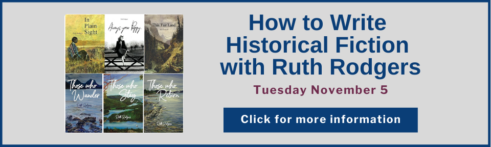 How to Write Historical Fiction with Ruth Rodgers