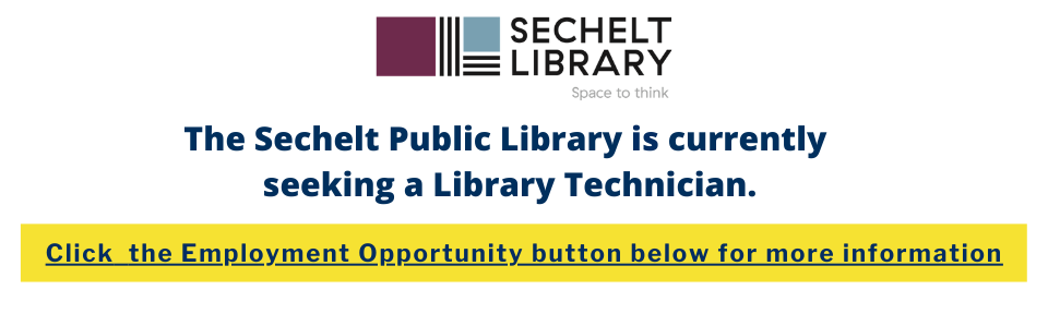 Sechelt seeking library technician 2024 november